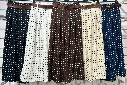 Pantalón palazo lunares