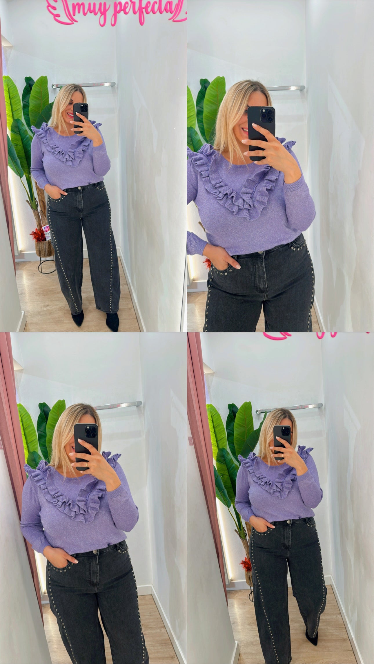 Jersey brillo volante