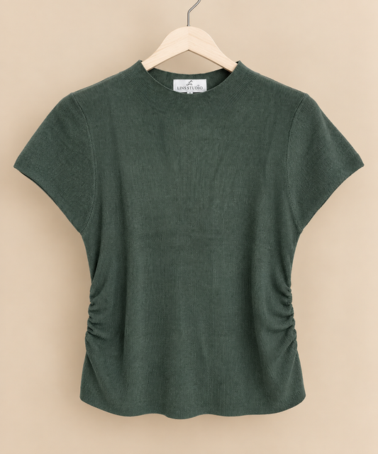 Jersey lateral fruncido