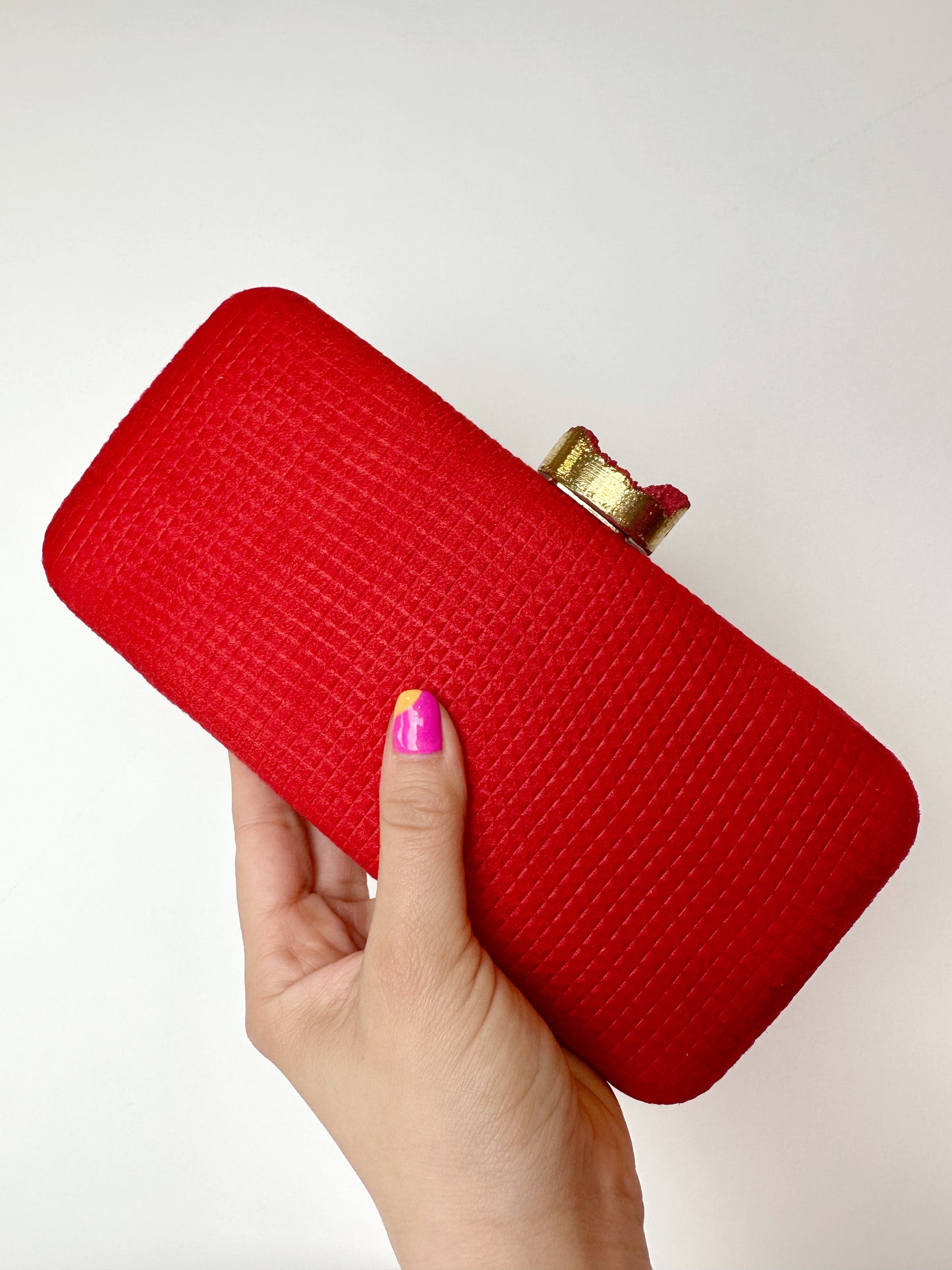 Clutch Rojo piedra