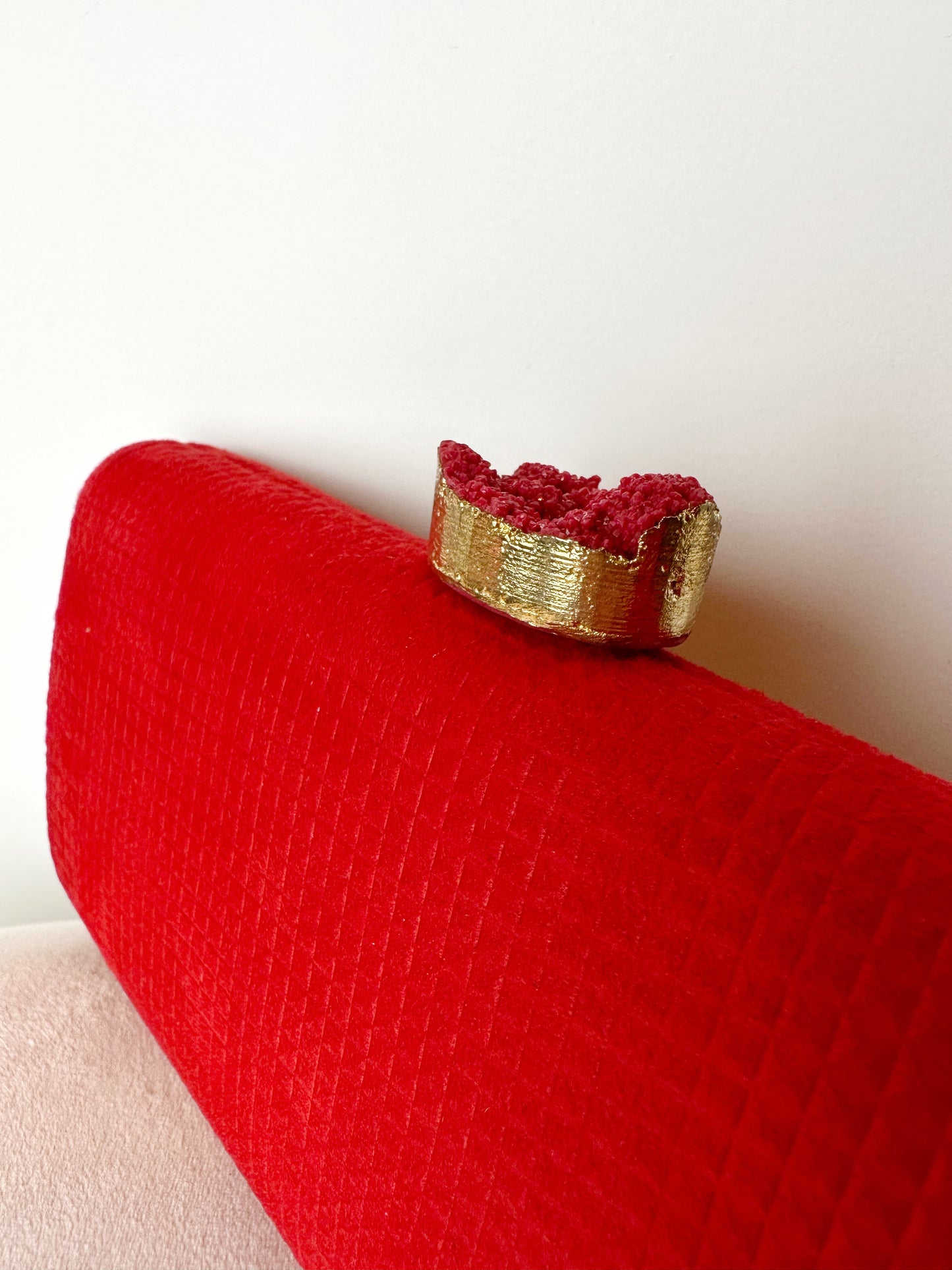 Clutch Rojo piedra