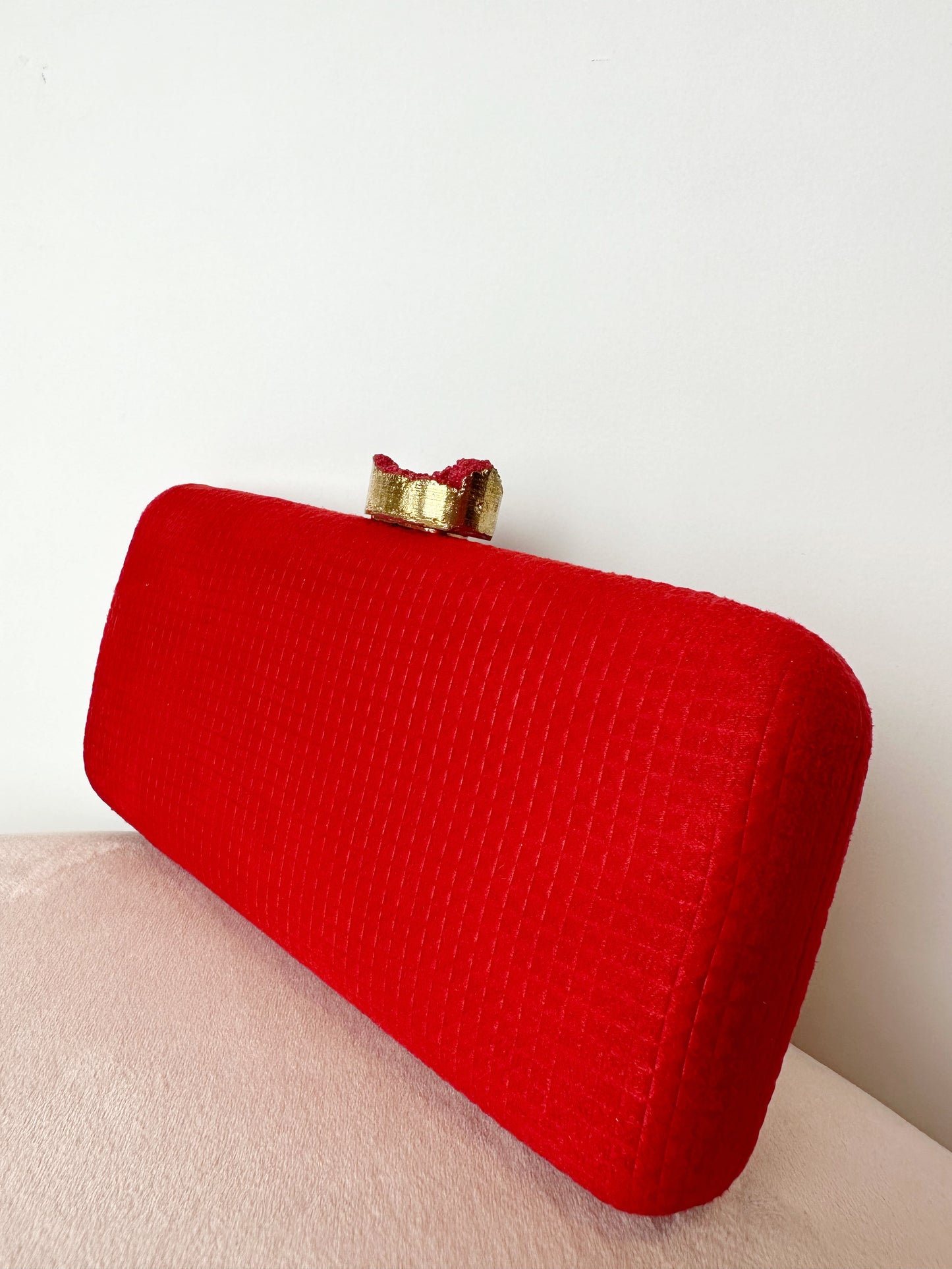 Clutch Rojo piedra