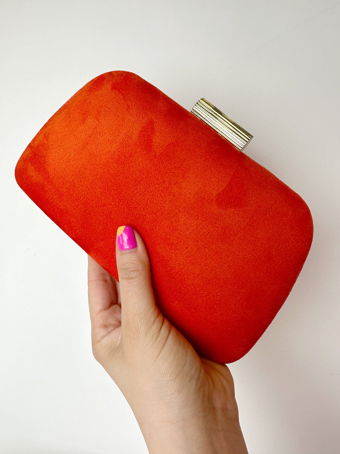 Clutch naranja ante