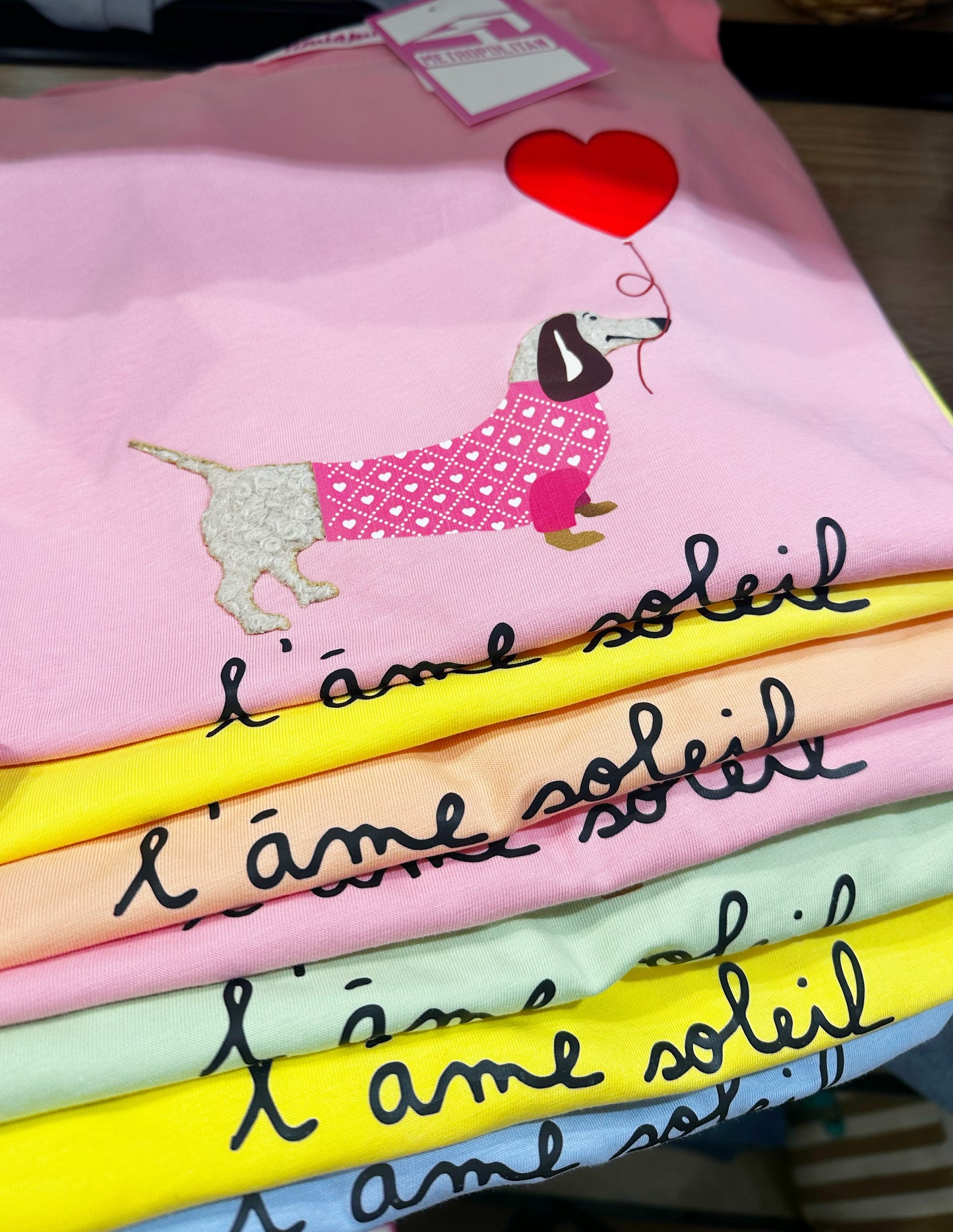 Camiseta perrito corazón