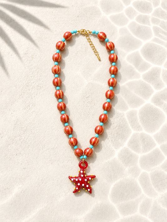 Collar estrella roja