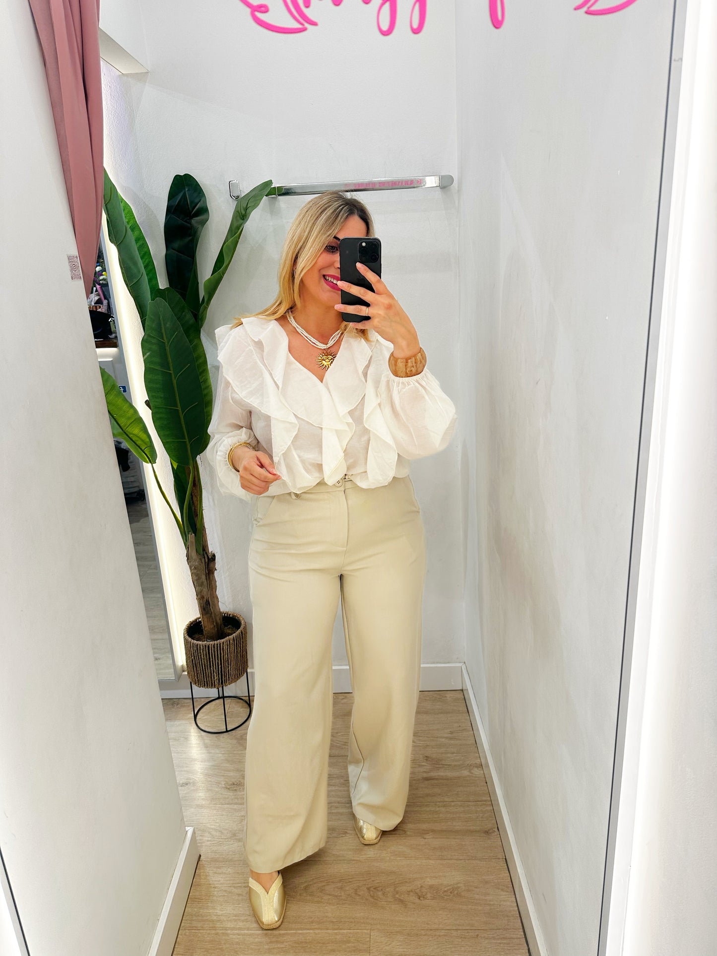 Blusa volantes