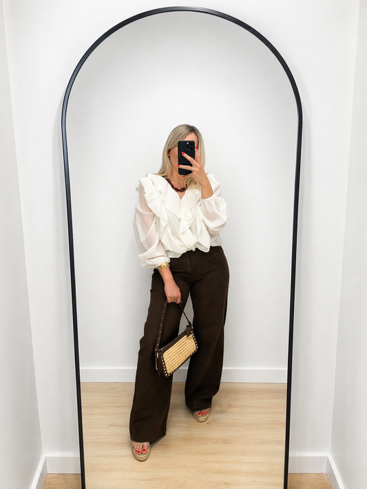 Blusa volantes