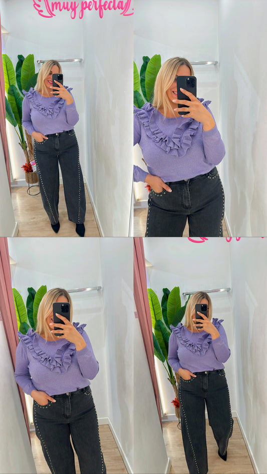 Jersey brillo volante