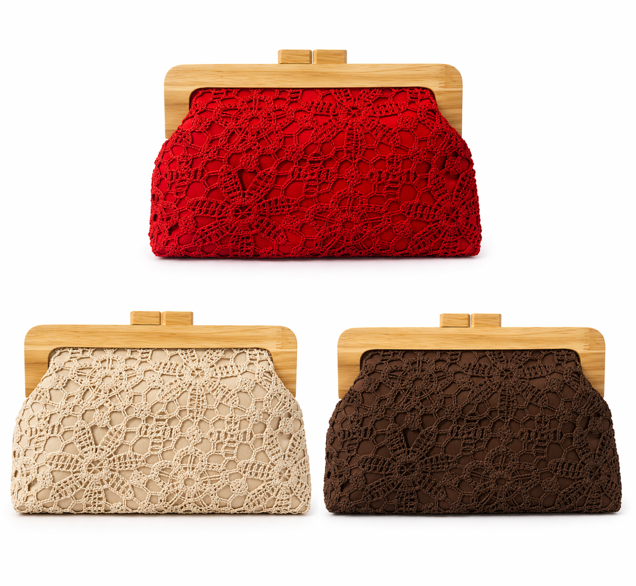 Bolso evento crochet