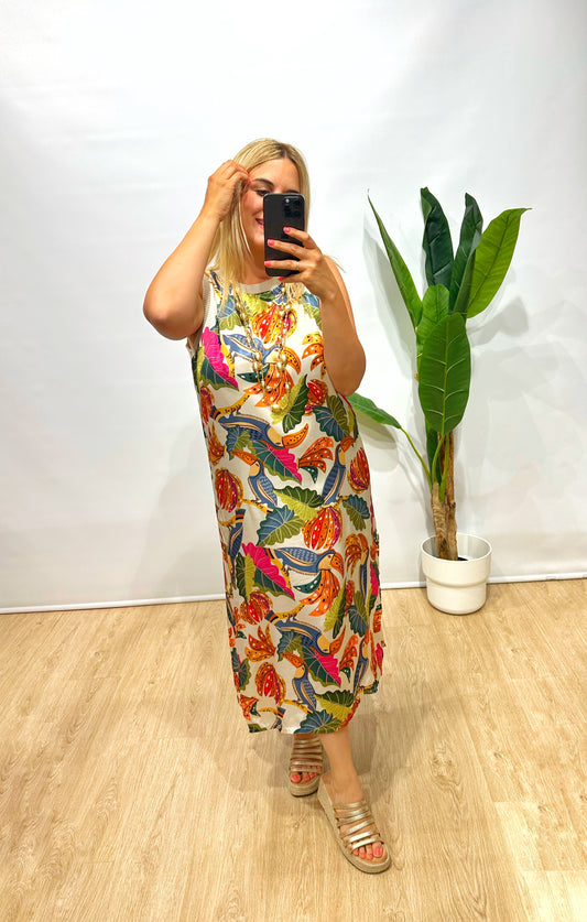 Vestido selva floral