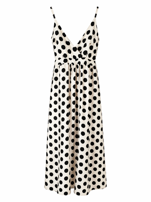 Vestido tirante lunares