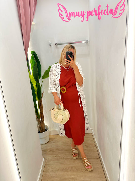 Vestido Aro madera cadera