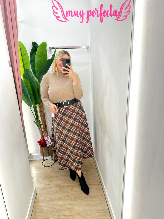 Falda cuadros