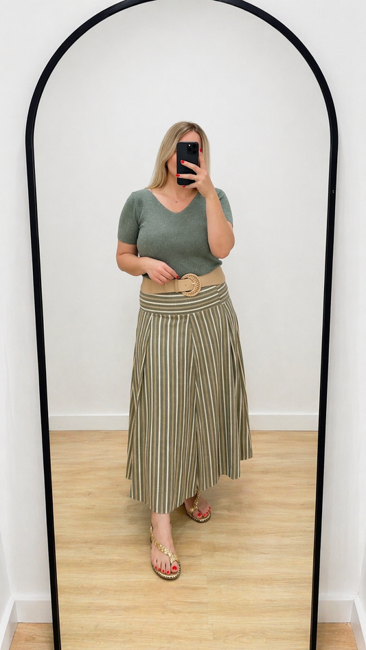 Jersey manga corta brillo