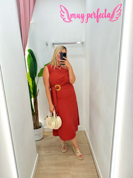 Vestido Aro madera cadera