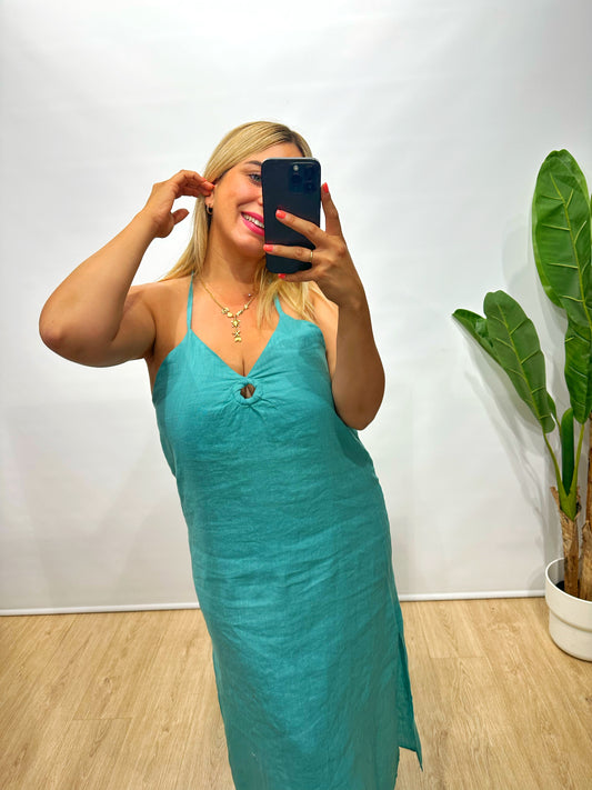 Vestido Lino aro