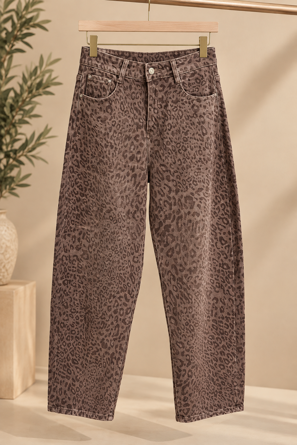 Pantalon balloon print