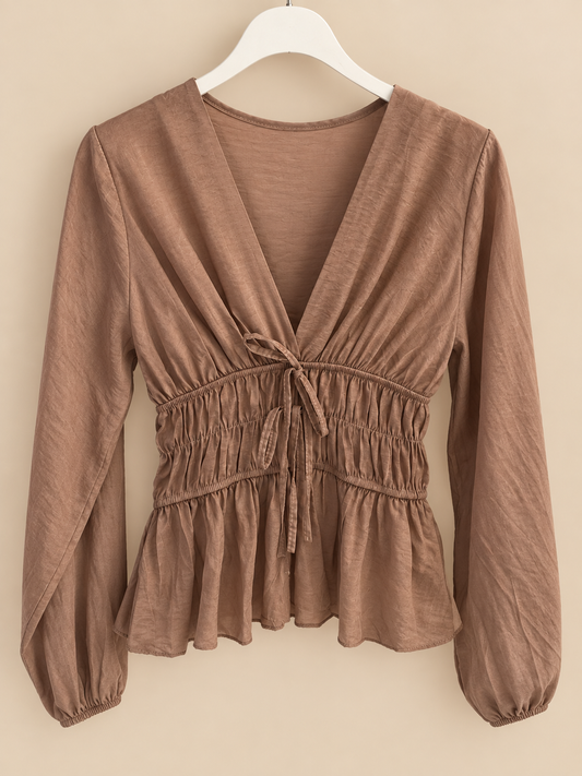 Blusa fruncida