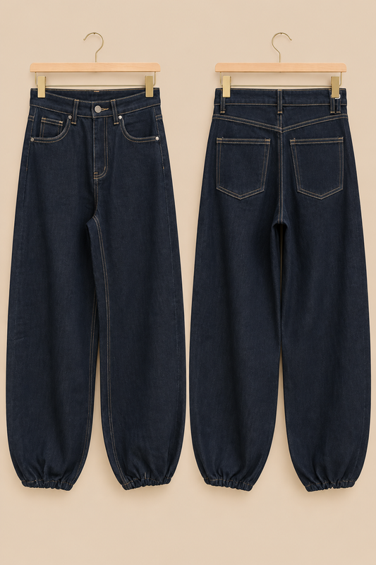 Pantalon Balloon tejano