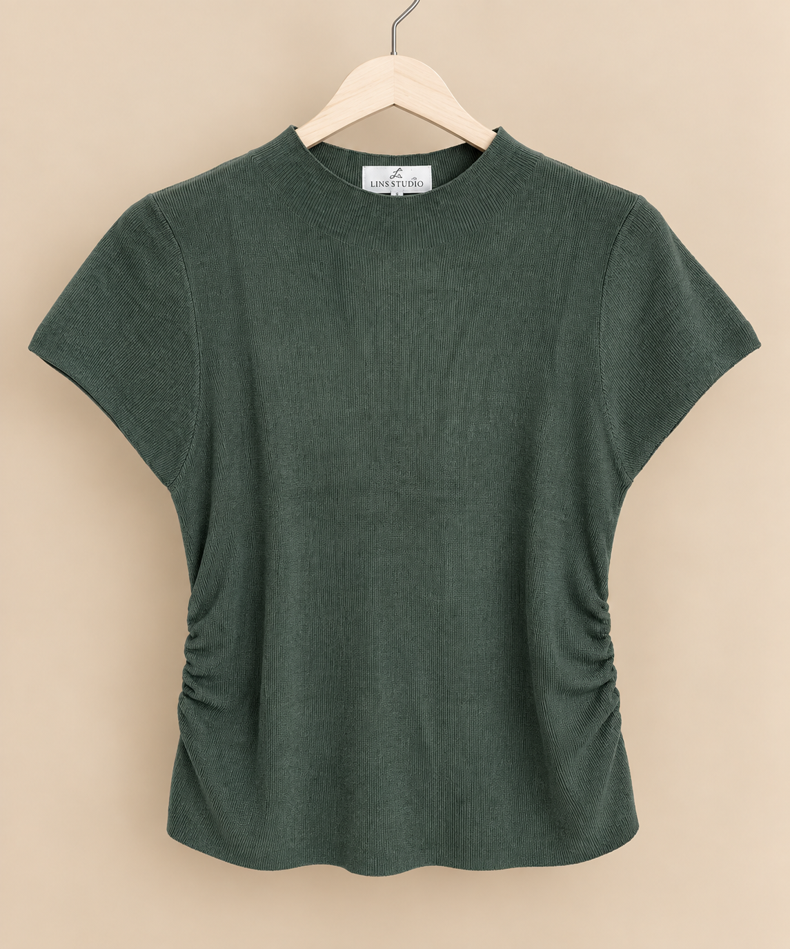 Jersey lateral fruncido