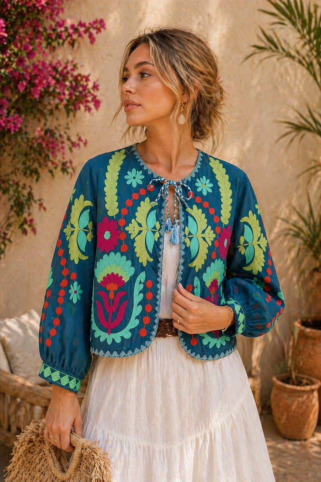 Chaqueta bordada